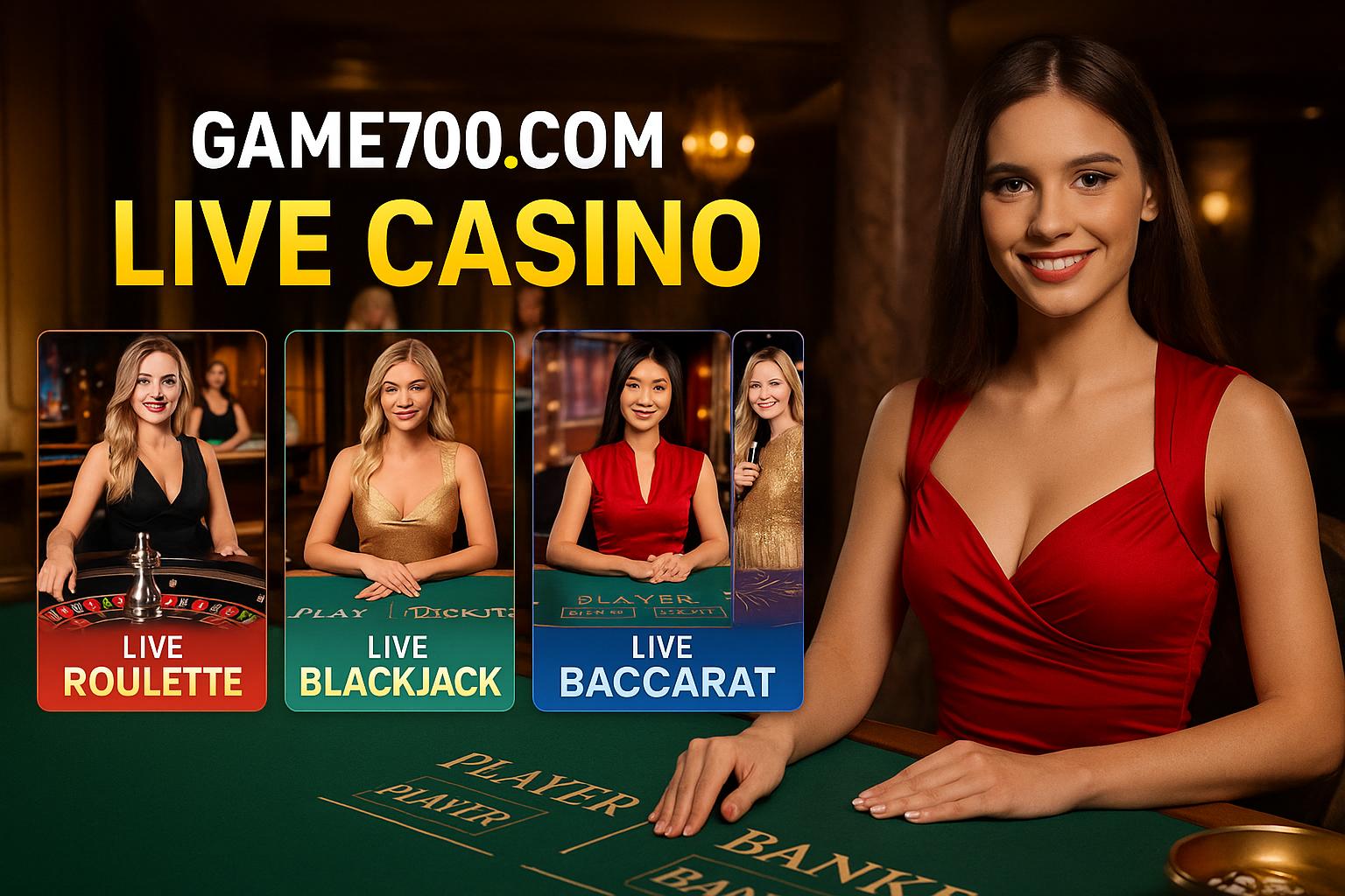 O GAME700.COM Live Casino lança promoções regularmente