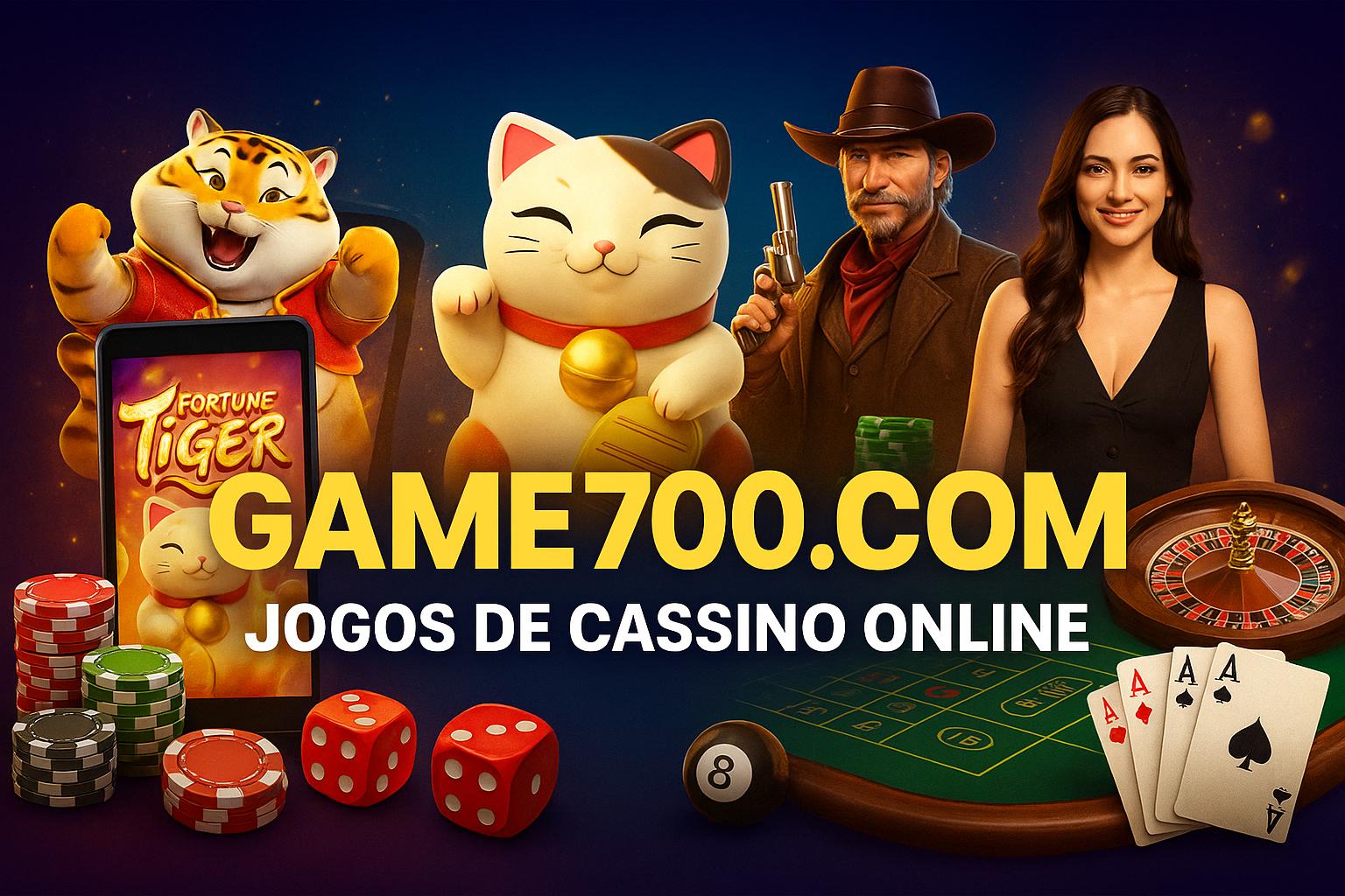 Jogos de cassino online inovadores e emocionantes na GAME700.COM