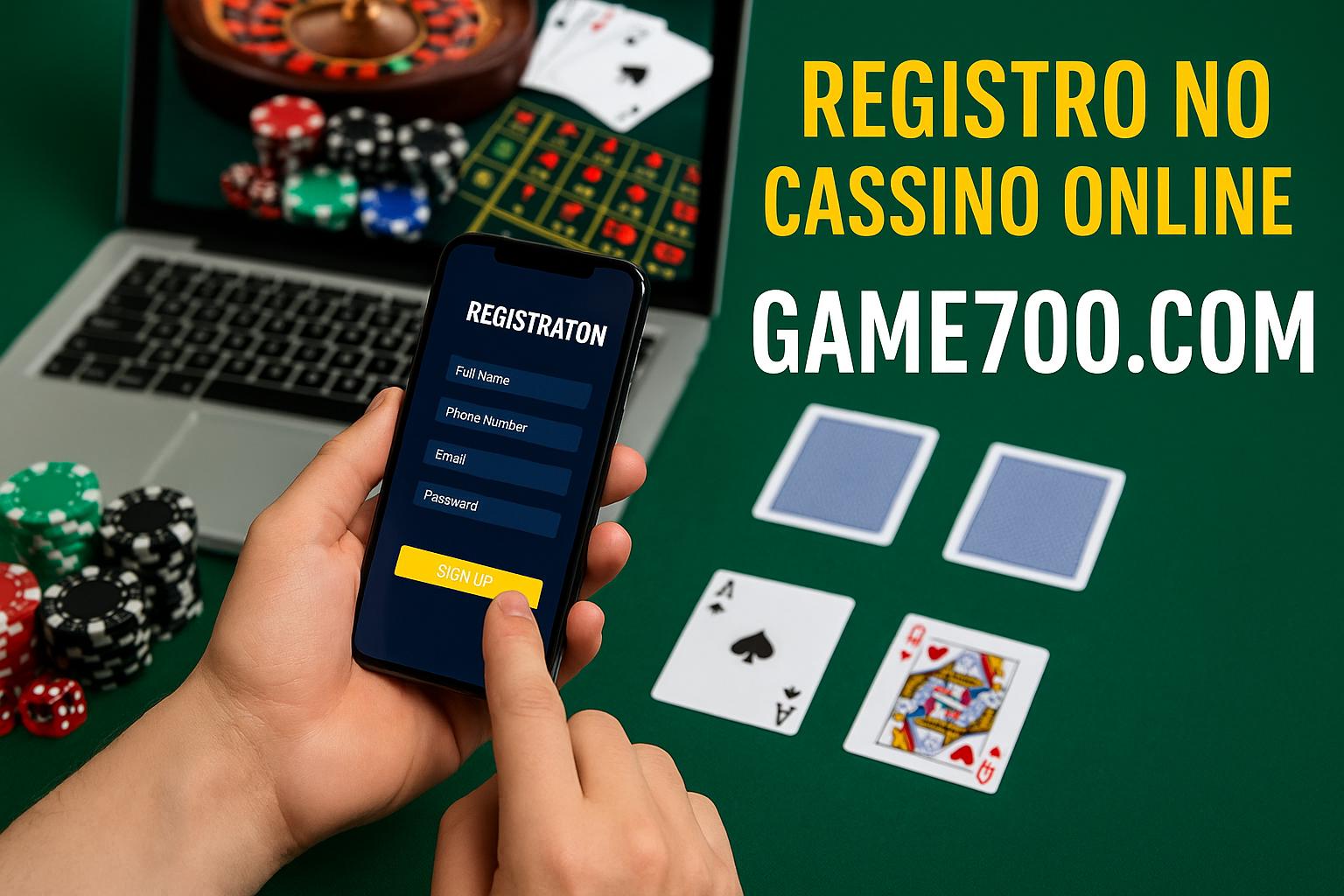 Não Perca tempo, o rRgistro na site GAME700.COM